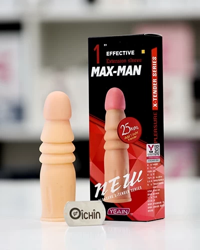 Bao cao su đôn dên Max Man silicone mềm kéo dài thời gian quan hệ 