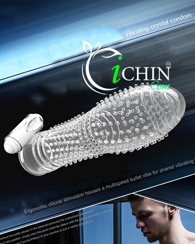 Bao cao su gai Vibrating Crystal rung êm ái, lấy lại bản lĩnh 