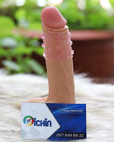 Bao cao su đôn dên khúc giữa bi gai silicone mềm kích thích nhẹ nhàng 