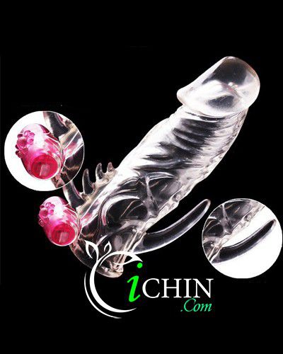 Bao cao su đôn dên Penis Sleeve rung tăng kích thước, kéo dài thời gian 