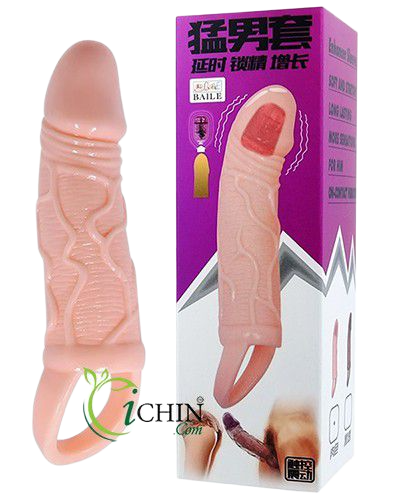  Giá sỉ Bao cao su đôn dên Men Extension có rung đầu quai đeo ngay bìu  nhập khẩu 