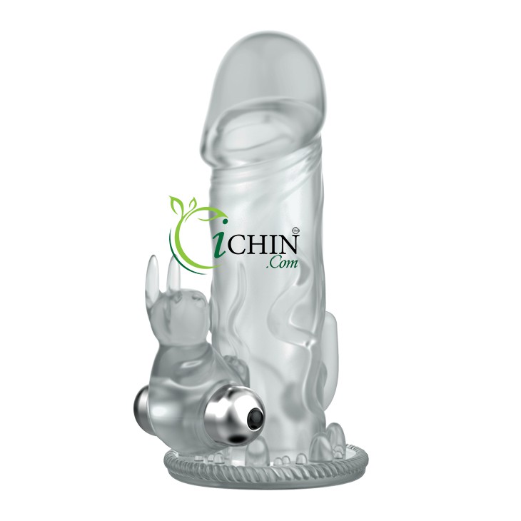 Brave Man Vibrating Extension Condom for Intense Pleasure