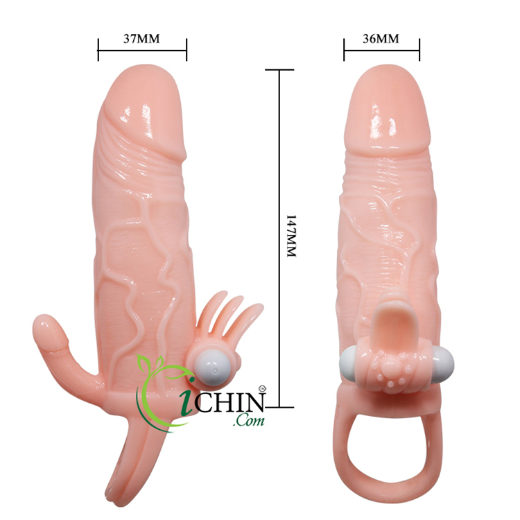 Braveman Ringer Condom with Vibrating Dual Stimulation