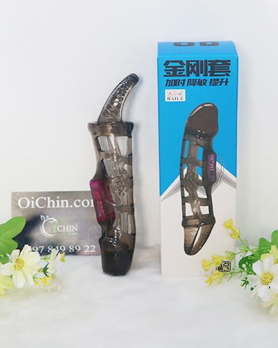 Bao cao su lưới Men Extension rung thân đầy hấp dẫn tăng khoái cảm 