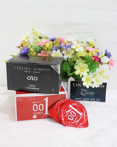 Bao cao su OLO Feel Ultrathin 0.01mm chính hãng Anh hộp 10 cái siêu mỏng 