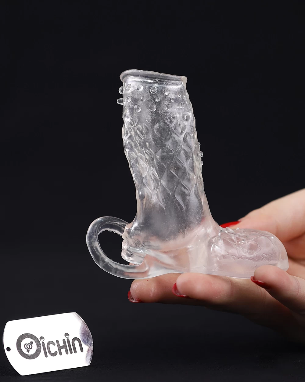 Bao cao su Manmiao Crystal Sleeve Delay tăng kích thước tạo cảm giác mới