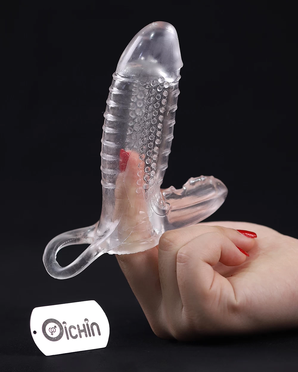 Bao cao su Manmiao Crystal Sleeve Delay tăng kích thước tạo cảm giác mới