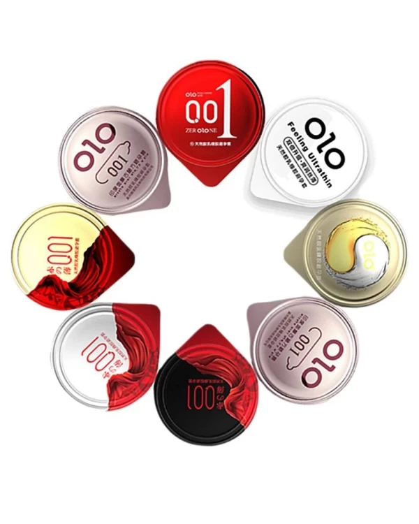 Bộ 3 bao cao su siêu mỏng OLO 0.01 an toàn tận hưởng khoái cực 