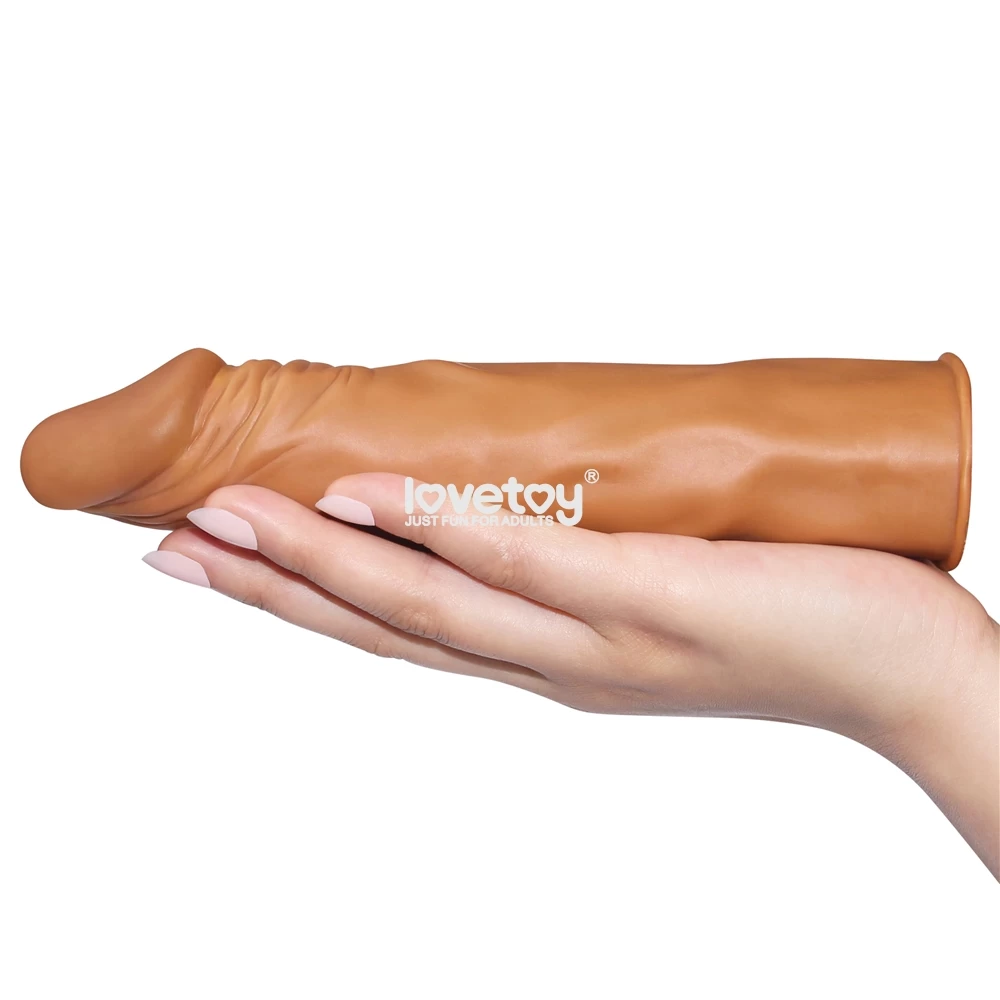 Lovetoy Pleasure X-Tender Soft Transparent Vibrating Condom