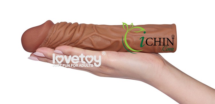 Lovetoy Pleasure X-Tender Soft Transparent Vibrating Condom