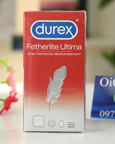 Bao cao su Durex siêu mỏng cảm giác thật kích thích tối đa 