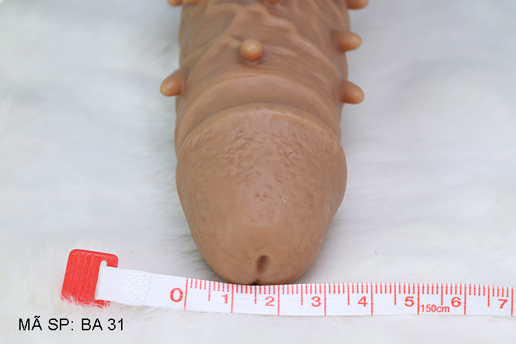 Textured Soft Silicone G-Spot Condom Secure Strap