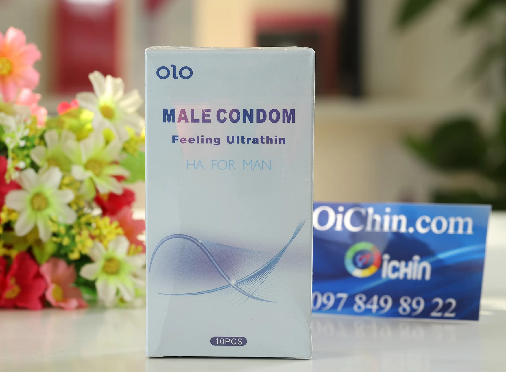 OLO Male Condom Feeling Ultrathin 10pcs Sensation Protection