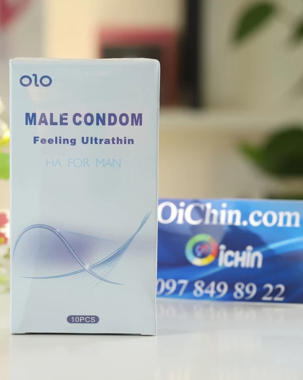 Bao cao su OLO Feeling Ultrathin siêu mỏng bền bỉ an toàn 