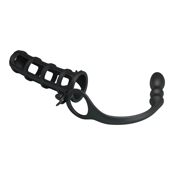 Pretty Love Hercules Mesh Strap-On Anal Silicone Toy