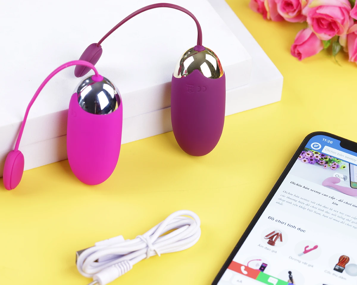 Trứng rung Pretty Love Abner Bluetooth 12 chế độ rung mượt
