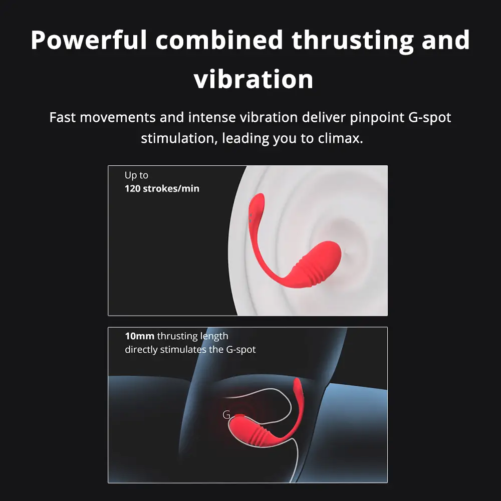 Lovense Vulse trứng rung thụt kết nối app thông minh cho nữ thăng hoa