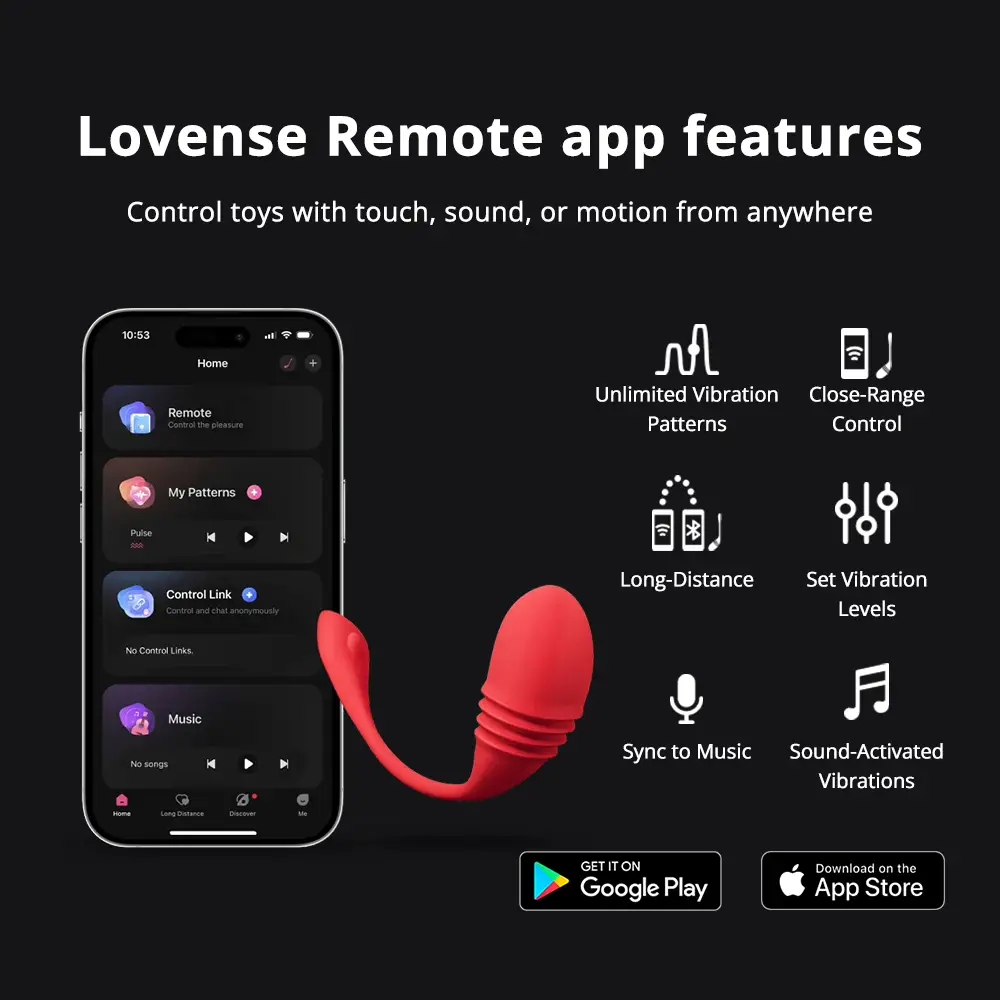 Lovense Vulse trứng rung thụt kết nối app thông minh cho nữ thăng hoa
