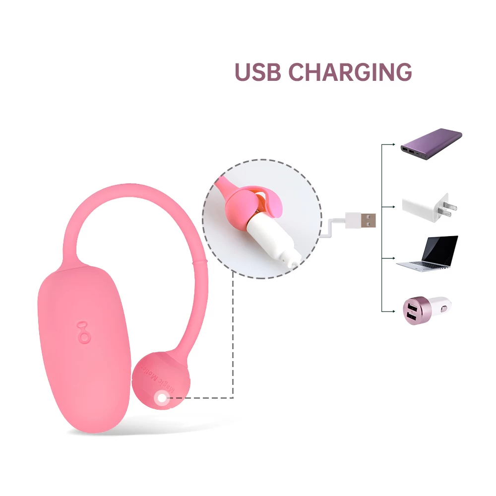 Magic Kegel Coach trứng rung kết hợp dụng cụ tập Kegel thông minh silicon mềm