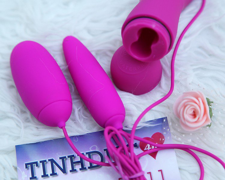 Pretty Love Irma trứng rung 2 đầu silicone mềm mịn rung cực mạnh