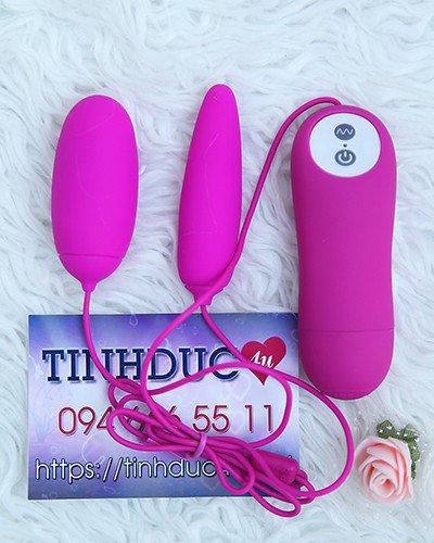 Pretty Love Irma trứng rung 2 đầu silicone mềm mịn rung cực mạnh