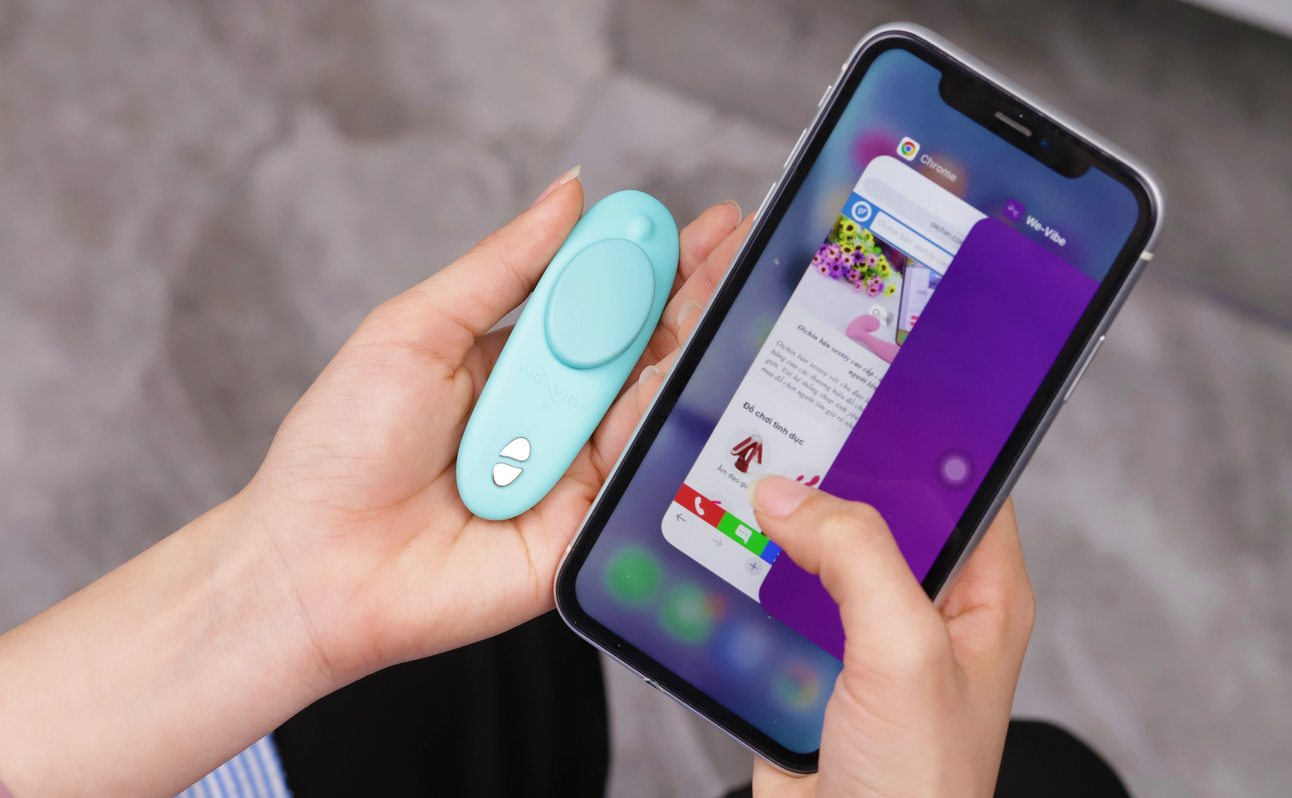 We-Vibe Moxie quần chip rung điều khiển điện thoại cực đã