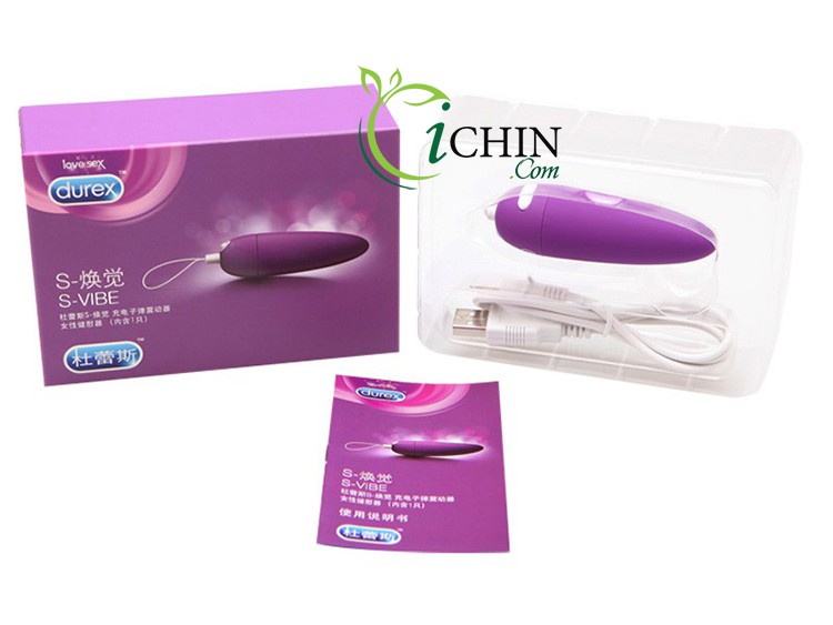 Trứng rung Durex S Viber nhỏ gọn sạc pin siêu mạnh, chống nước
