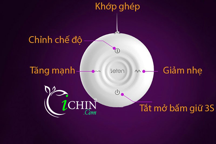 Trứng Rung Leten Surge Điều Khiển Từ Xa 10 Chế Độ USB Sạc