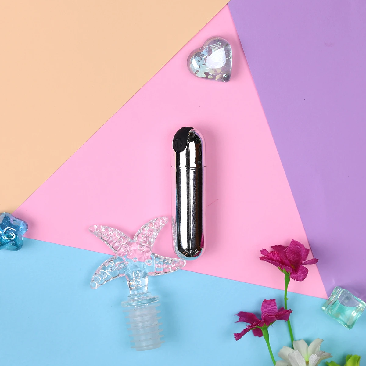 Yeain mini vibrator 10 chế độ rung pin sạc đa tần số kích thích
