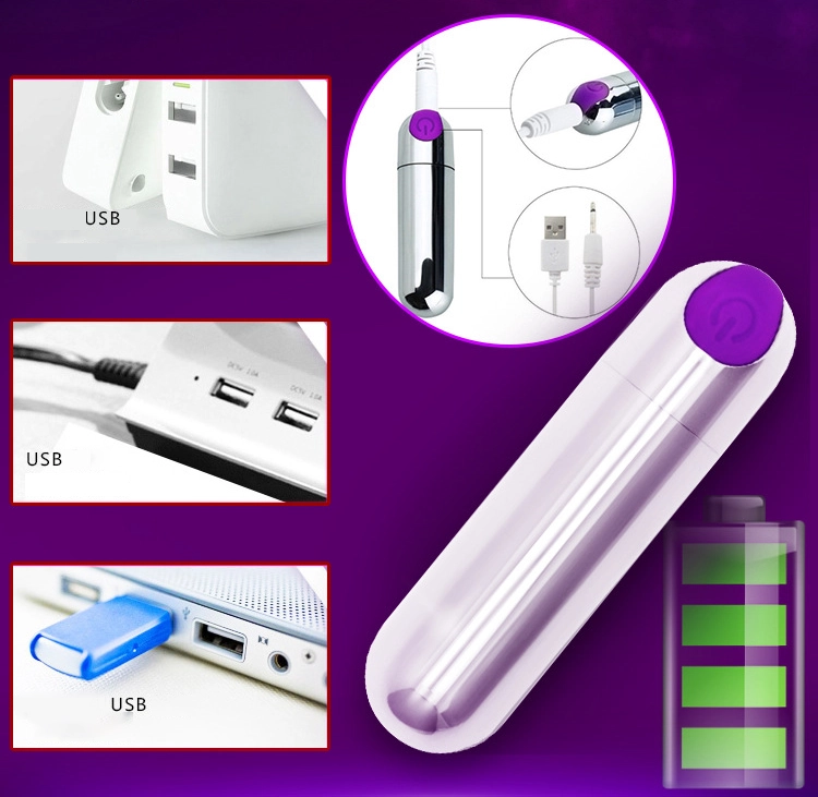 Yeain mini vibrator 10 chế độ rung pin sạc đa tần số kích thích