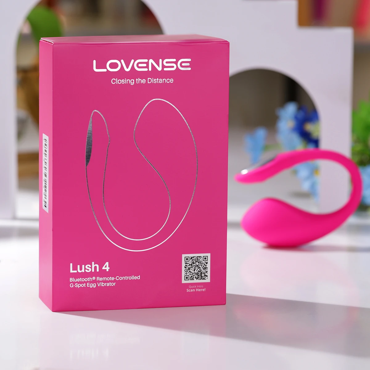 Lovense Lush 4 điều khiển qua app, kích thích G-Spot mạnh mẽ, hưng phấn