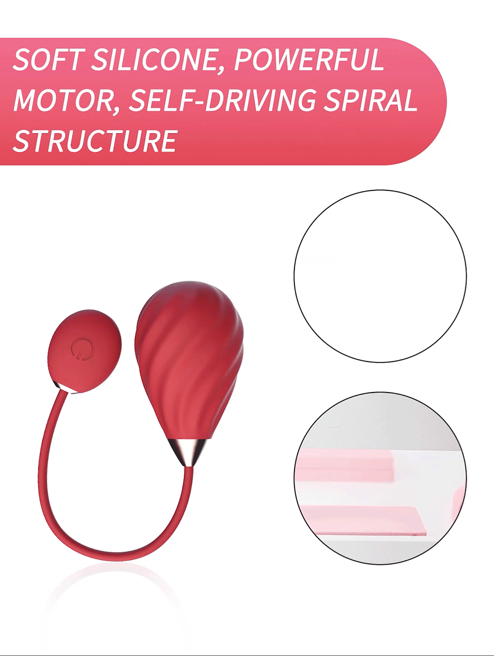 Magic Sundae trứng rung thông minh điều khiển qua app 10 chế độ rung