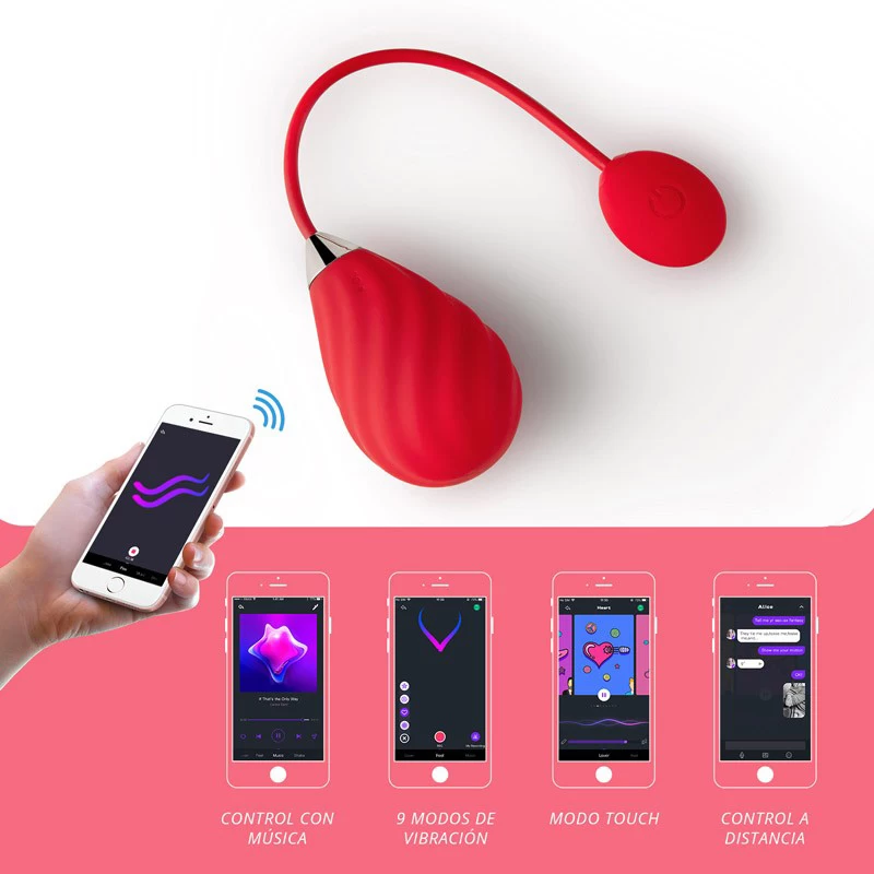 Magic Sundae trứng rung thông minh điều khiển qua app 10 chế độ rung