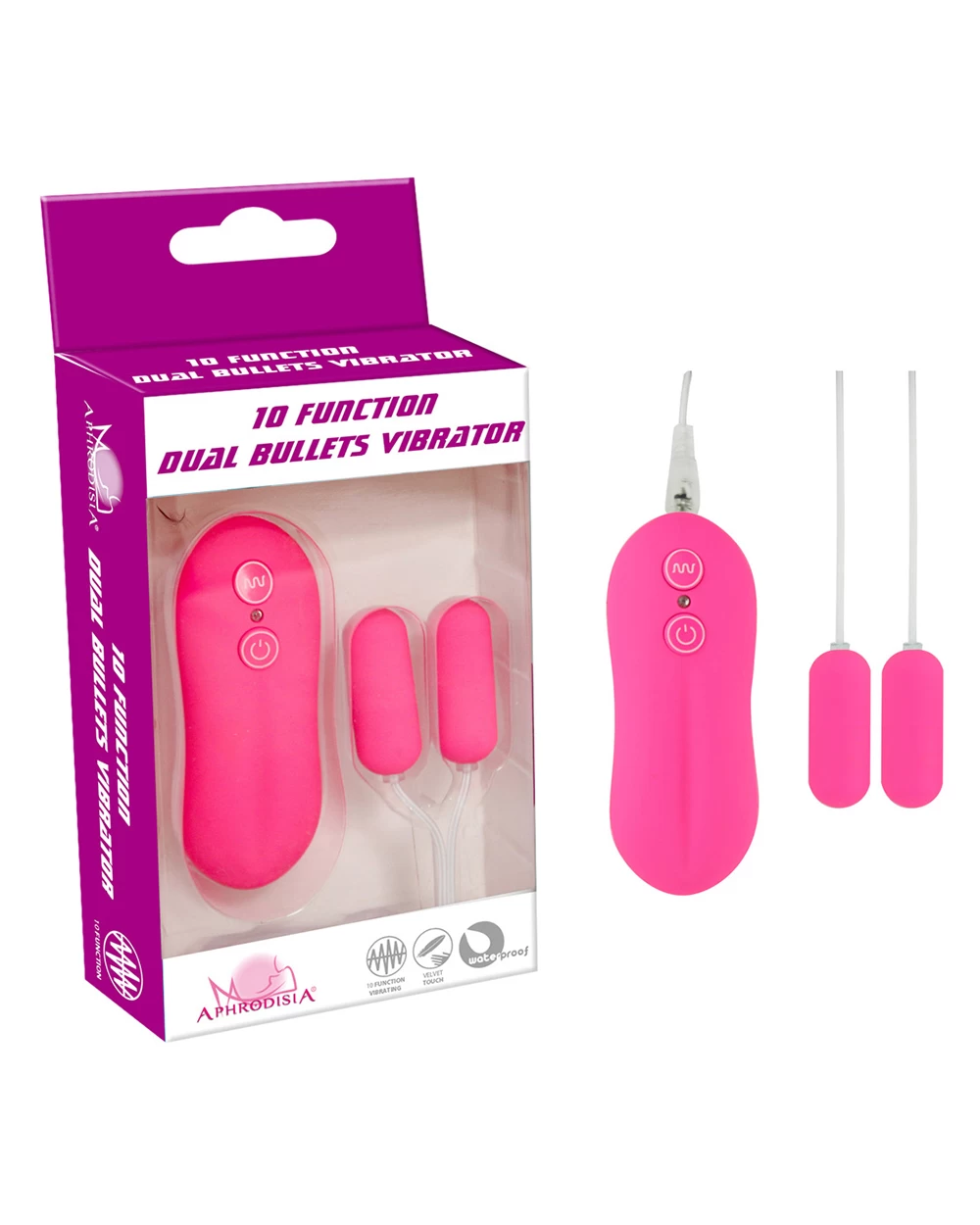 Dual Bullets 2 đầu mini 10 chế độ rung đa năng kích thích