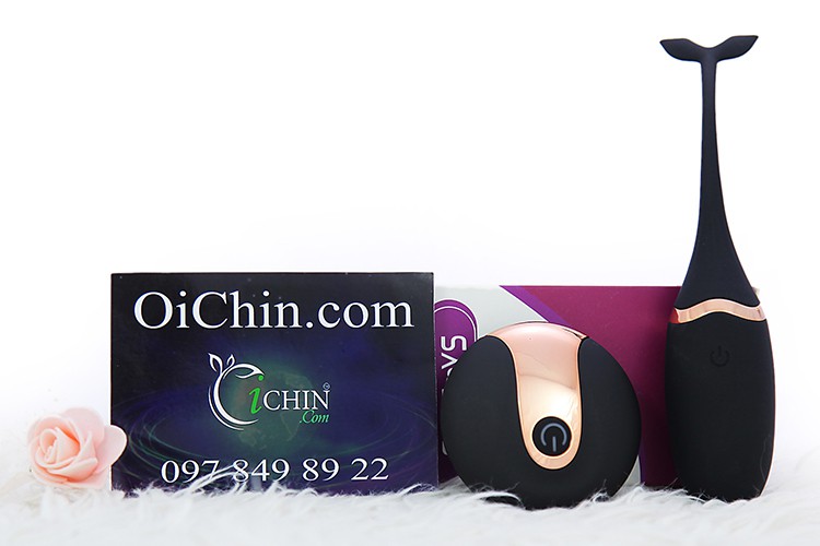Trứng rung cá heo điều khiển không dây 10 chế độ rung dễ thương kích thích