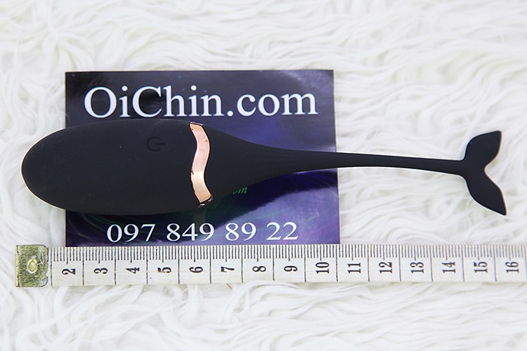 Trứng rung cá heo điều khiển không dây 10 chế độ rung dễ thương kích thích