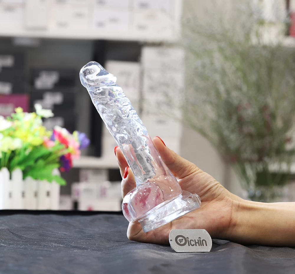 Lovetoy Flawless Clear 7.5 inch dương vật giả silicon trong suốt mềm mại