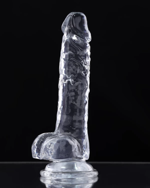 Lovetoy Flawless Clear Dương Vật Giả Silicon Trong Suốt 7.5 Inch