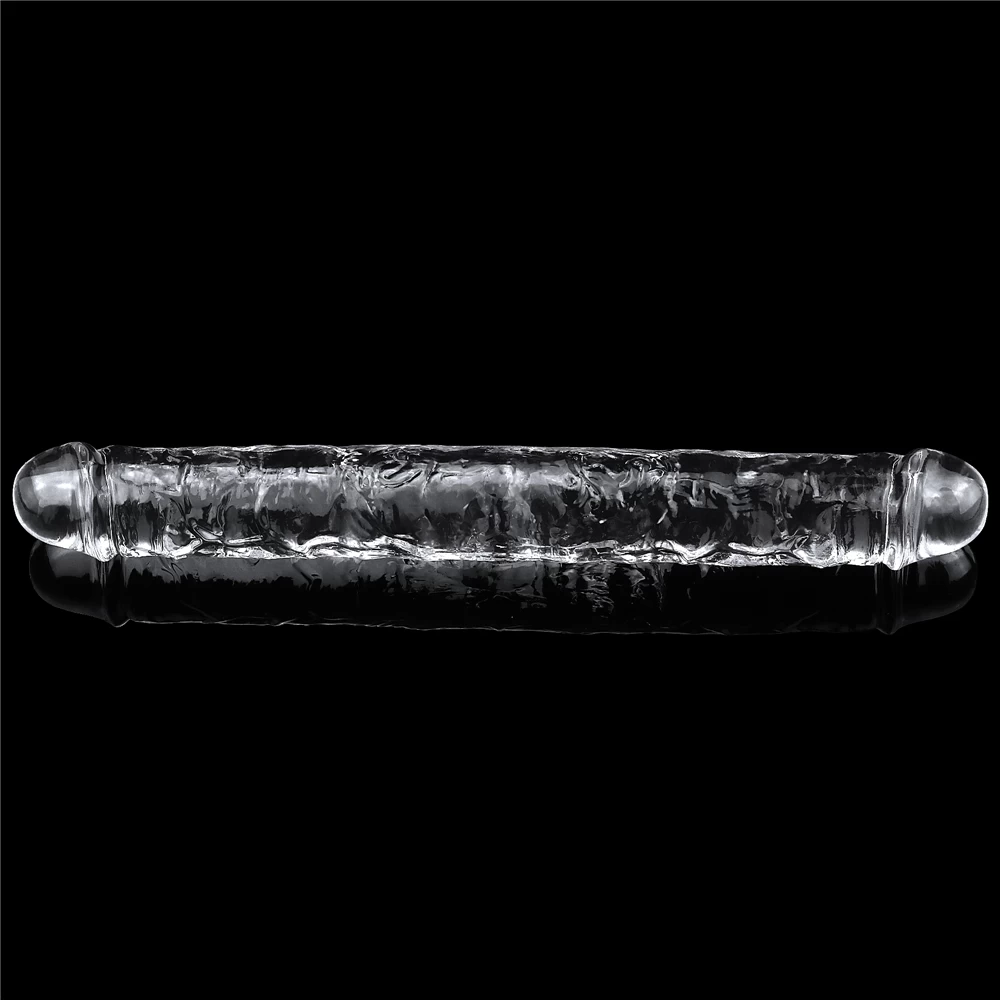 Lovetoy Flawless Clear đôi dương vật trong suốt kích thích mạnh