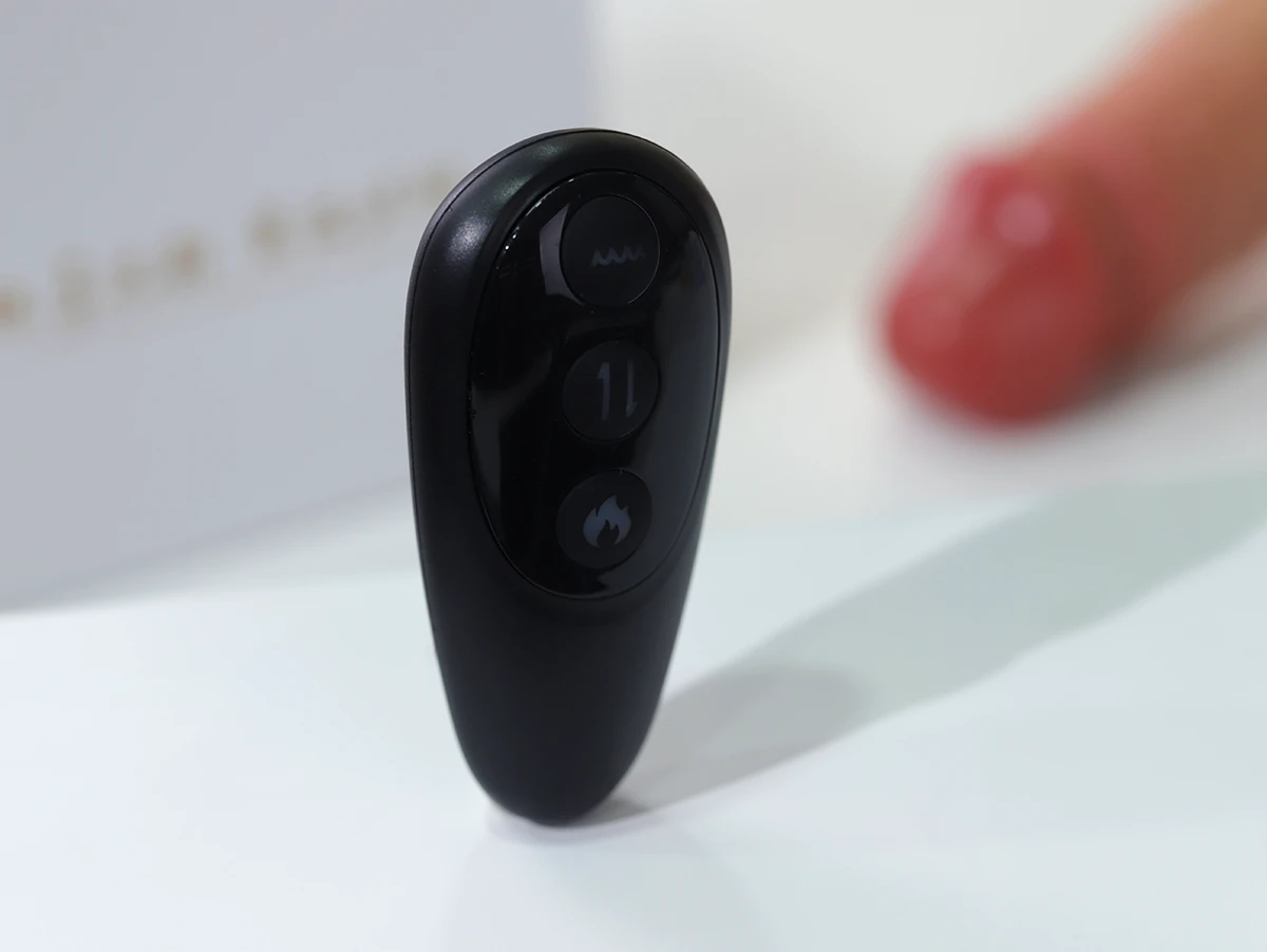 Dương vật giả rung thụt APOLO-B tỏa nhiệt điều khiển từ xa