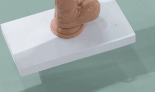 Dương vật giả rung thụt APOLO-B tỏa nhiệt điều khiển từ xa