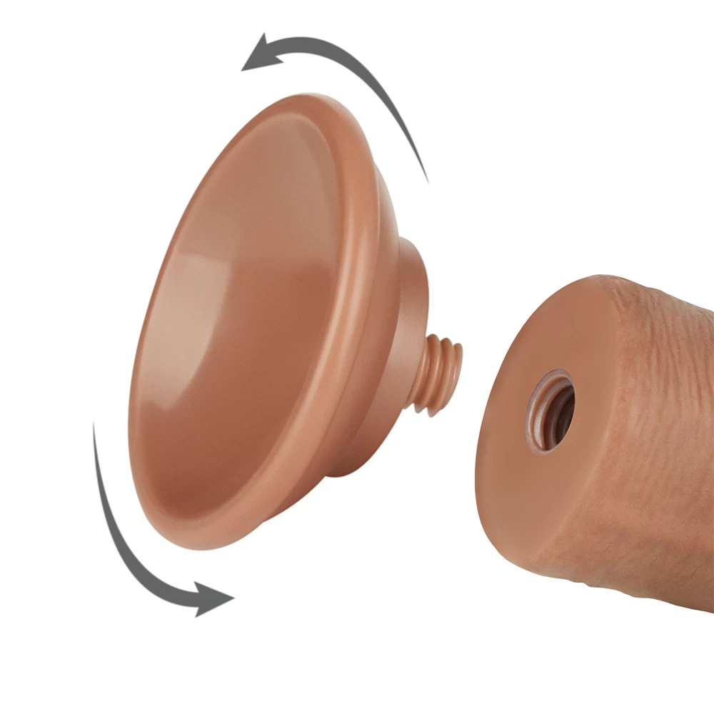 Lovetoy 8 Sliding Skin Dual Layer dương vật giả rung điểm G tê tái