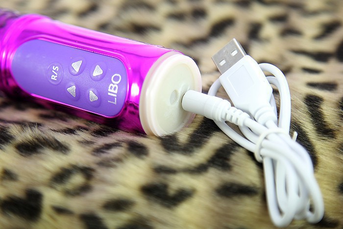 Dương vật giả LIBO cao cấp rung xoay thụt đa chức năng kích thích