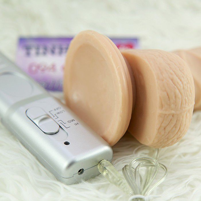 Lovetoy 8.5inch rung cực mạnh dán tường dương vật giả dài mềm mại