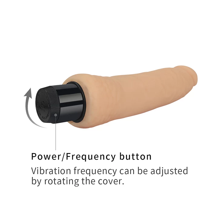Dương vật giả Lovetoy 8 inch siêu mềm rung mạnh mẽ kích thích