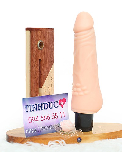 Dương vật giả Lovetoy 8 inch siêu mềm rung mạnh mẽ kích thích