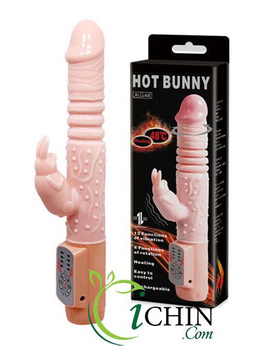 Dương vật giả Lybaile Hot Bunny rung xoay tỏa nhiệt thỏa mãn nữ