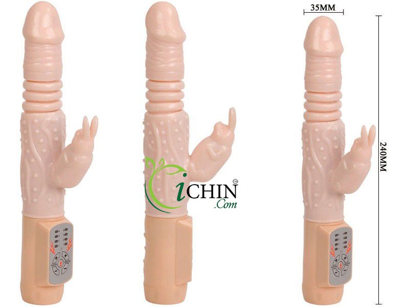 Dương vật giả Lybaile Hot Bunny rung xoay tỏa nhiệt thỏa mãn nữ
