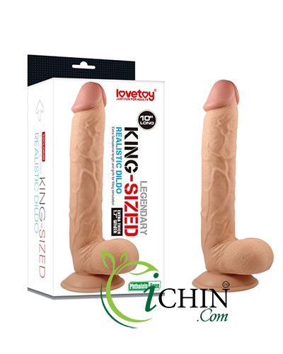 Dương vật giả Lovetoy King Size 10 inch siêu mềm mịn cảm giác thật