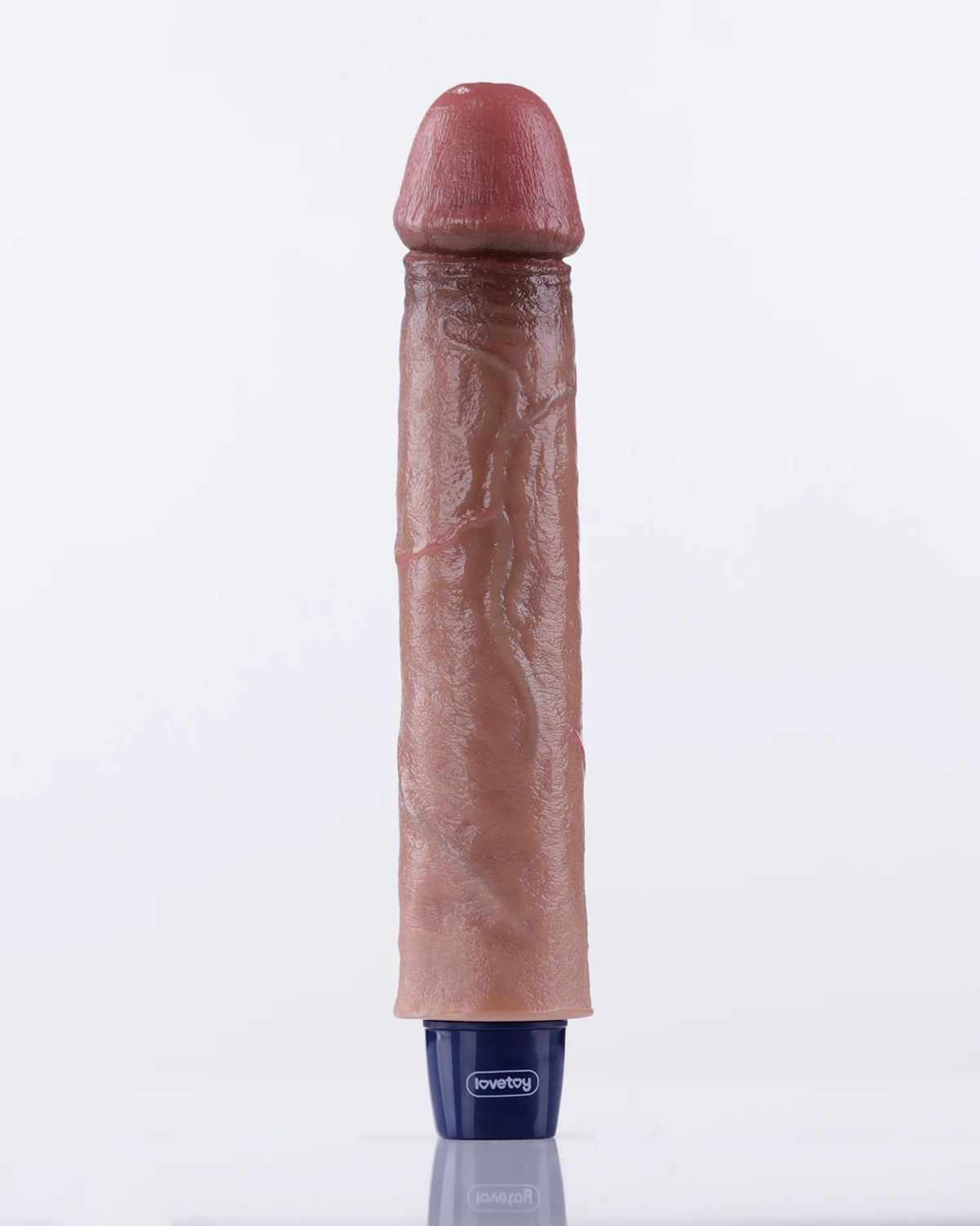 Dương vật giả Lovetoy Softee Real 9 inch gân guốc 10 chế độ rung